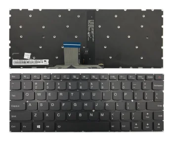 Клавиатура Lenovo Ideapad 710S-13IKB / 710S-13ISK с подсветкой, черная