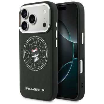 Karl Lagerfeld Point & Choupette Sketch MagSafe Phone Case Cover iPhone 17 Pro - Black