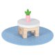 Wooden Dollhouse in a Suitcase - Pet Hotel with Furniture and Figures