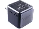 Portable Wireless Bluetooth Speaker with FM Radio and LED, Black