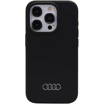 Audi iPhone 15 Pro Max Case Silicone, Black
