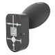 Maclean MCE367 LED sienas lampa ar PIR sensoru, 15W, 1100lm, IP65, pelēka