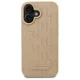Karl Lagerfeld iPhone 16 Case Hot Stamp MagSafe, Beige