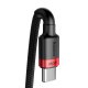 Baseus Cafule Cable USB Type C to USB Type C 100W 2m, Black / Red | Провод для Зарядки Передачи...