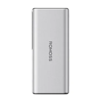 Внешний аккумулятор Romoss PPU20 20000mAh 130W, серебристый