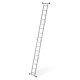 ModernHome 4x4 Multi-Purpose Aluminum Folding Ladder Articulated 330 lbs Capacity