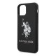 Apple iPhone 11 Pro Max 6.5\'\' US Polo Silicone Collection Case Cover (USHCN65SLHRBK), Black | Чехол Кейс...