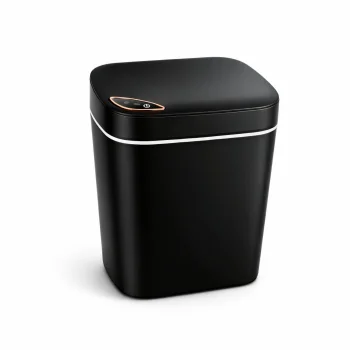 Automatic Trash Can with Motion Sensor 12L, Touchless Waterproof Bin, Black