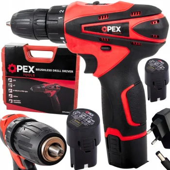 OPEX TOOLS OPX28032 Brushless Cordless Drill Driver 2x12V