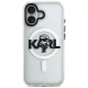 Чехол Karl Lagerfeld IML Karl Sketch Logo MagSafe для iPhone 17, Прозрачный