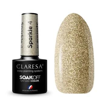 Claresa Sparkle 4 hibrīda nagu laka 5g