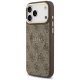 Guess 4G PU Classic Logo MagSafe Case for iPhone 17 Pro Max - Brown