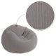 Intex 68579 Beanless Bag Inflatable Chair, Grey