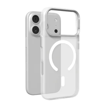 Puro Lightfeel vāciņš iPhone 17 Pro ar MagSafe, caurspīdīgs/balts