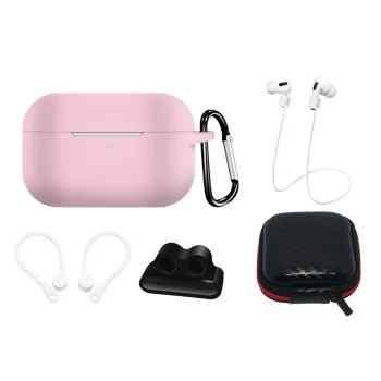 Комплект силиконового чехла и аксессуаров для AirPods Pro 2 / Pro 1,...
