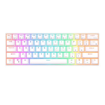 Механическая клавиатура Royal Kludge RK61 RGB, красный переключатель...