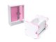 Liela Bērnu Spēļu MDF Koka Leļļu Māja ar Mēbelēm Piederumiem 70cm, Rozā | Play Dollhouse with Furniture