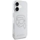 Прозрачный чехол Karl Lagerfeld IML Rhinestones Karl Head для iPhone 16