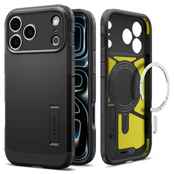 Чехол Spigen Tough Armor MagSafe для iPhone 18 Pro / 17 Pro, черный