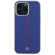 Mercedes Silicone Red Stripe MagSafe vāciņš iPhone 16 Pro Max, Navy Blue