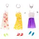 Large Doll Clothes and Accessories Set XL, 34 Elements
