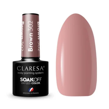 Claresa Brown 304 hibrīda nagu laka 5g