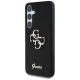 Чехол Guess Fixed Glitter Big 4G Metal Logo для Samsung Galaxy S25+ черный