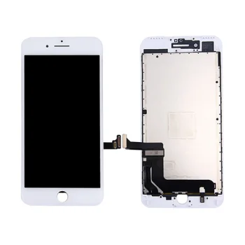 LCD Screen for iPhone 7 Plus with Touch Glass and Frame, White