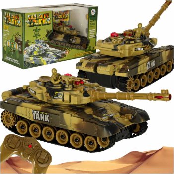 Радиоуправляемый боевой танк RC War Tank 9993 2.4 ГГц, пустынный