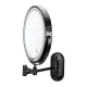 Зеркало для ванной Humanas HS-BM01 с LED-подсветкой, черное