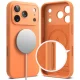 Ringke silikona magnētiskais MagSafe maciņš iPhone 17 Pro – oranžs | Phone Case Cover