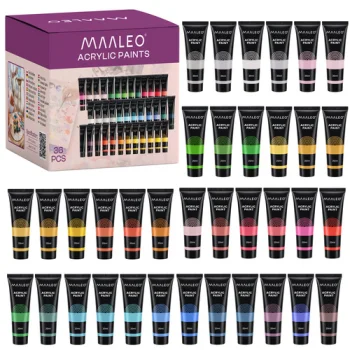 Acrylic Paint Set Maaleo 36 x 20 ml, 36 Tubes