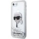 Apple iPhone 8 / 7 / SE (2020) (2022) 4.7\" Karl Lagerfeld Glitter Karl Head Case Cover (KLHCI8LNKHCH), Silver |...