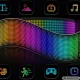 Programmējams elastīgais LED displejs automašīnas logam
