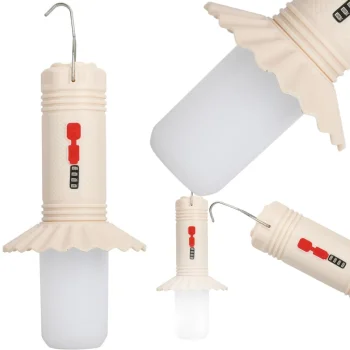Daudzfunkcionāla LED kempinga lampa ar Powerbank funkciju