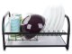 Metal Dish Drainer Rack with Tray, Black