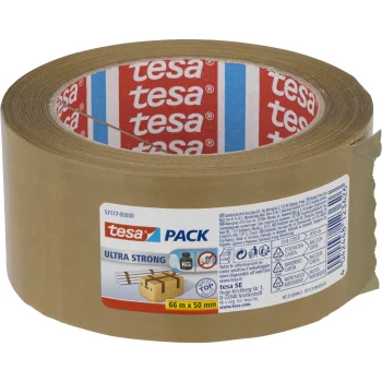 Упаковочная клейкая лента Tesa Tesapack Ultra Strong 66 м x 50 мм 57177