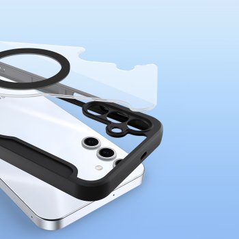 Чехол-книжка Dux Ducis Skin X Pro для Samsung Galaxy S25+, MagSafe, черный