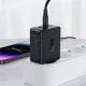 Acefast A41 GaN ātrais tīkla lādētājs 2xUSB-C / USB-A PPS PD QC4+ 65W melns