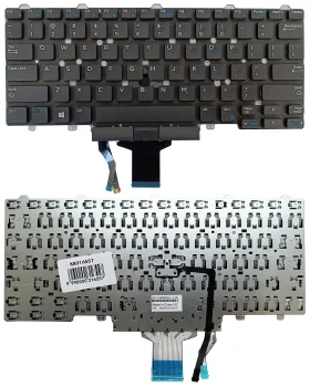 Клавиатура Dell Latitude E3340 E5450 E7450 с трекпоинтом, US, черная