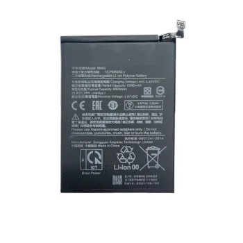 Аккумулятор для Xiaomi Redmi Note 9 / Redmi Note 9 4G (BN62, 6000 мАч)