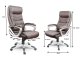 Ergonomic Leather Office Chair Sofotel EG-226, Brown