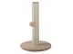 Когтеточка-столбик для кошек с мячиком, 43 см, бежевая