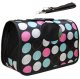 Pet carrier bag for small dog or cat, adjustable shoulder strap