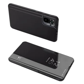 Atverams vāciņš Xiaomi 13 Clear View Case, melns