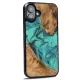 Уникальный чехол Bewood для iPhone 16 Plus - бирюзовый