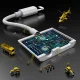Joyroom S-Y104 Lightning uz 2x Lightning adapteris austiņām, balts