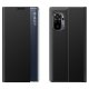 Xiaomi Redmi Note 10 4G / 10S Sleep Case Bookcase Cover with Kickstand, Black