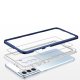 Hybrid Armor Samsung Galaxy S23 vāciņš Clear 3in1, caurspīdīgs ar zilu rāmi