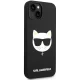 Karl Lagerfeld Silicone Choupette Head MagSafe vāciņš iPhone 14 Plus, Melns